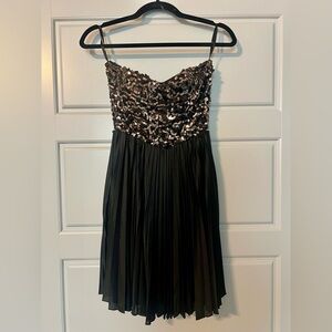 Rose Gold Sequin Party Dress